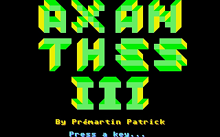 Axanthés III atari screenshot